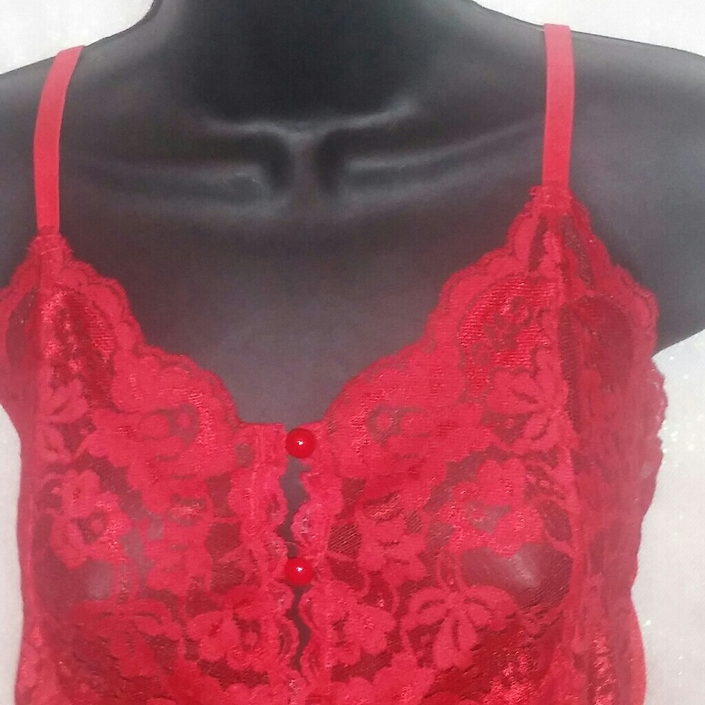 Red babydoll